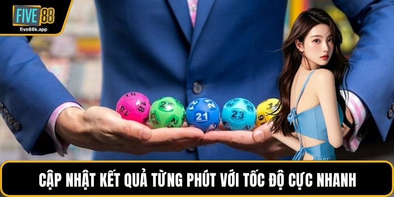 Cập nhật kết quả từng phút với tốc độ cực nhanh