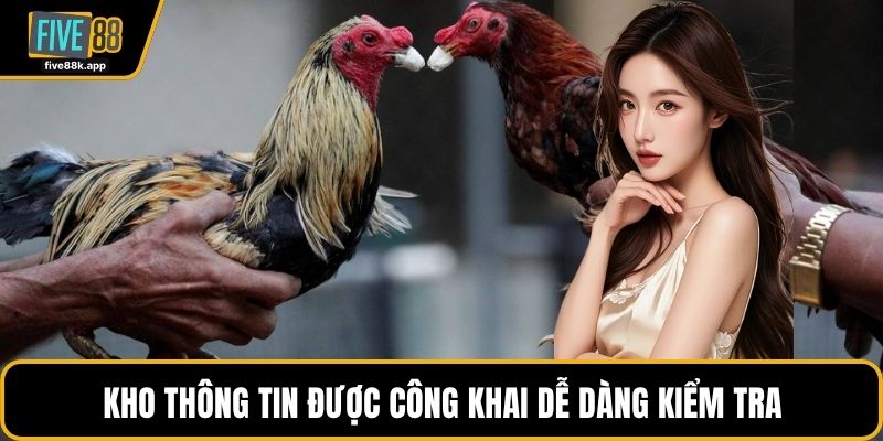 Kho thông tin được công khai dễ dàng kiểm tra